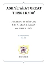 Ask Ye What Great Thing I Know Handbell sheet music cover